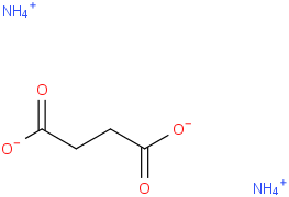 [O-]C(=O)CCC(=O)[O-].[NH4+].[NH4+]