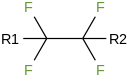 FC(C(F)(F)[*:1])(F)[*:2]