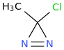 CC1(N=N1)Cl