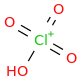 O[Cl+](=O)(=O)=O