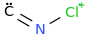 [C]=N[Cl+]