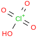 O[Cl+](=O)(=O)=O